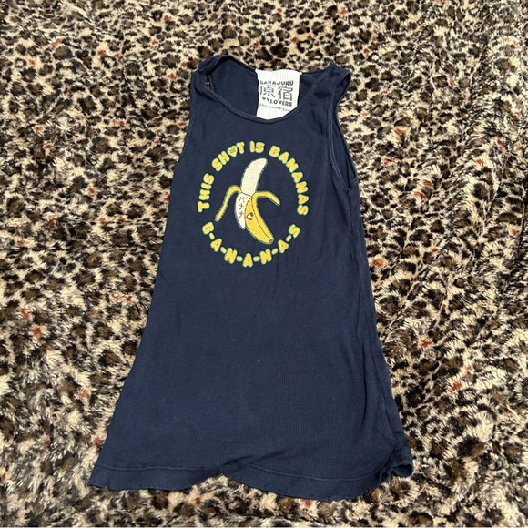 Harajuku Lovers Tops The Sit Is Bananas Y2k Gwen Stefani Tank
